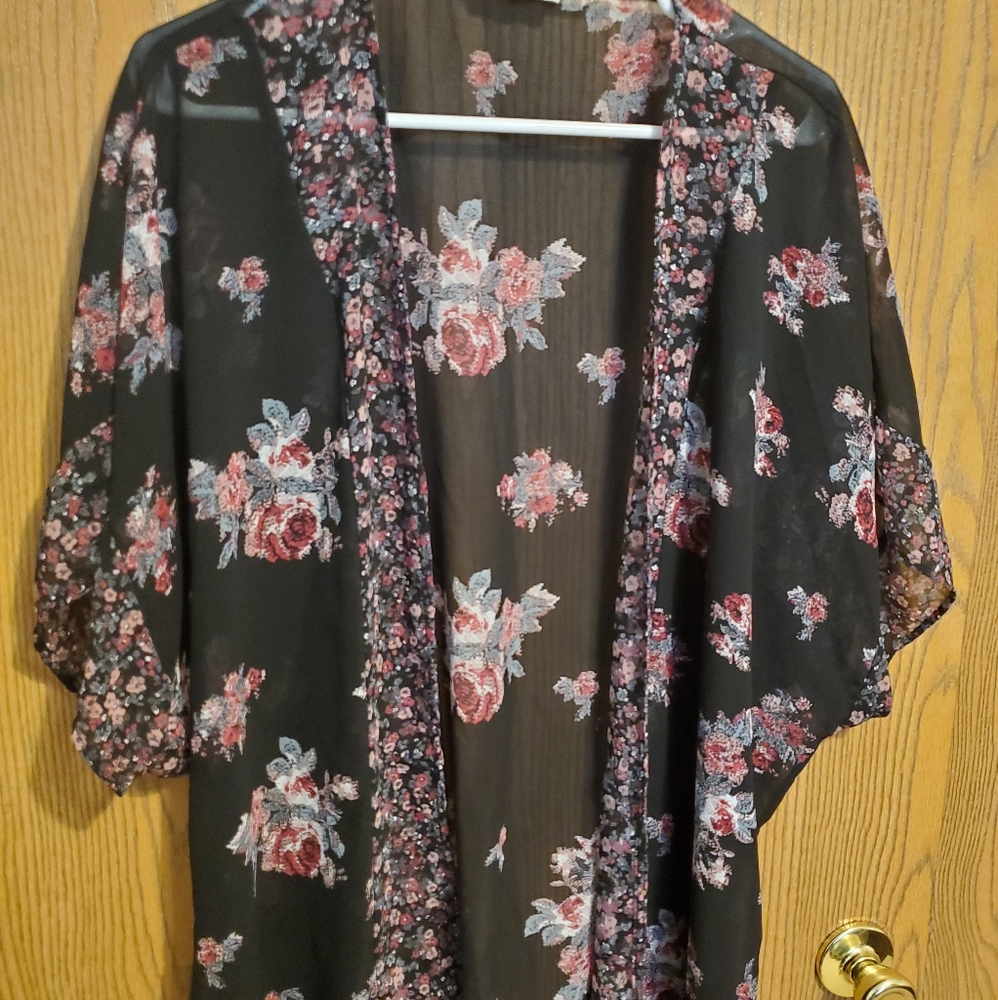 Maurices Floral Kimono